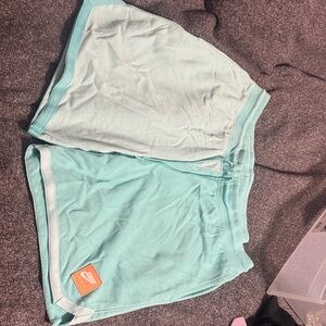 Nike Women's Light Blue Athletic Shorts